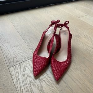 Zara Red Heels Size 10